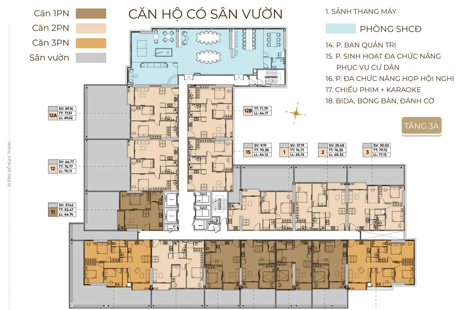 13 Căn Hộ Sân Vườn Legacy 66 Đều Nằm Trên Một Tầng Duy Nhất