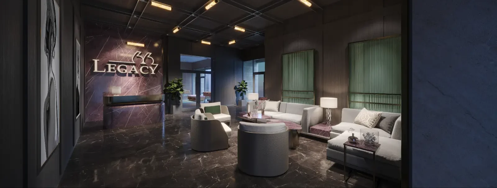 Sảnh lễ tân Legacy 66