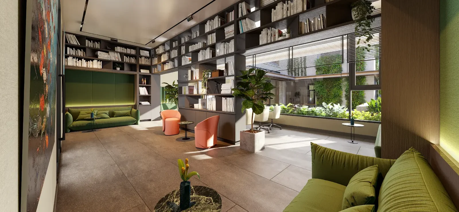 Thư viện và lounge Legacy 66