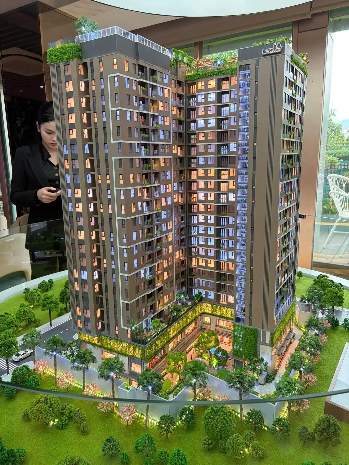 Sa bàn Legacy 66 nhìn từ góc hai mặt tiền đường Tân Thành và Đỗ Ngọc Thạnh