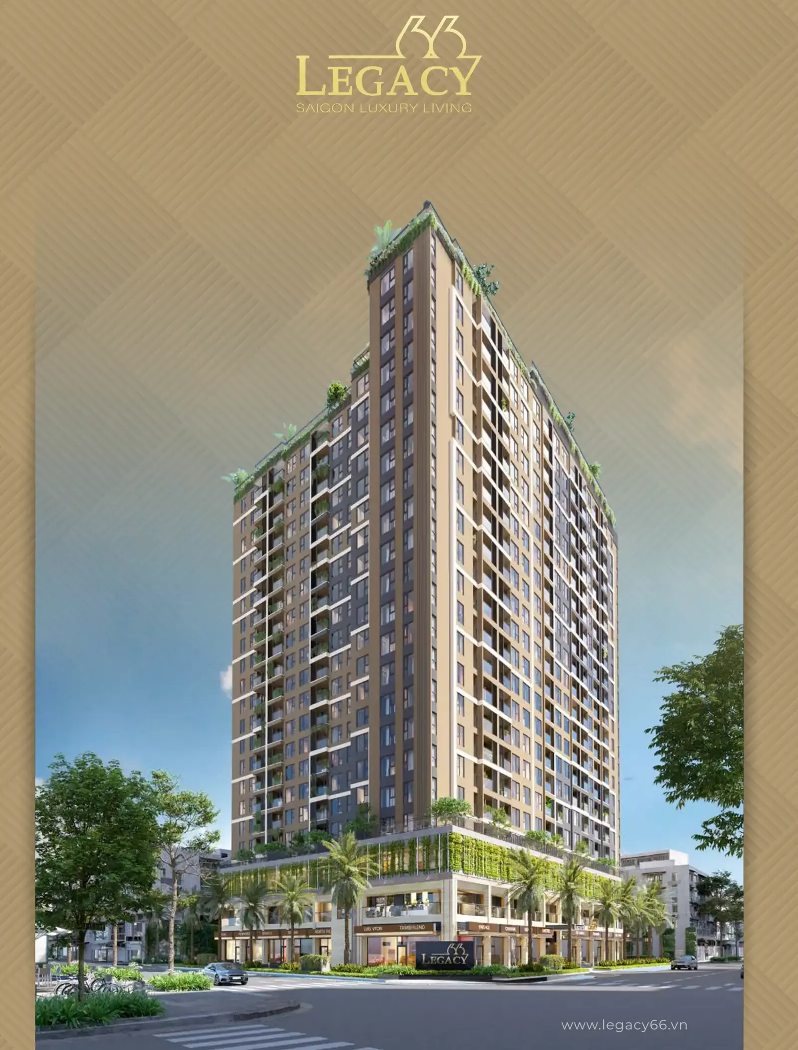 Phối cảnh dự án Legacy 66 tại 66 Tân Thành Quận 5