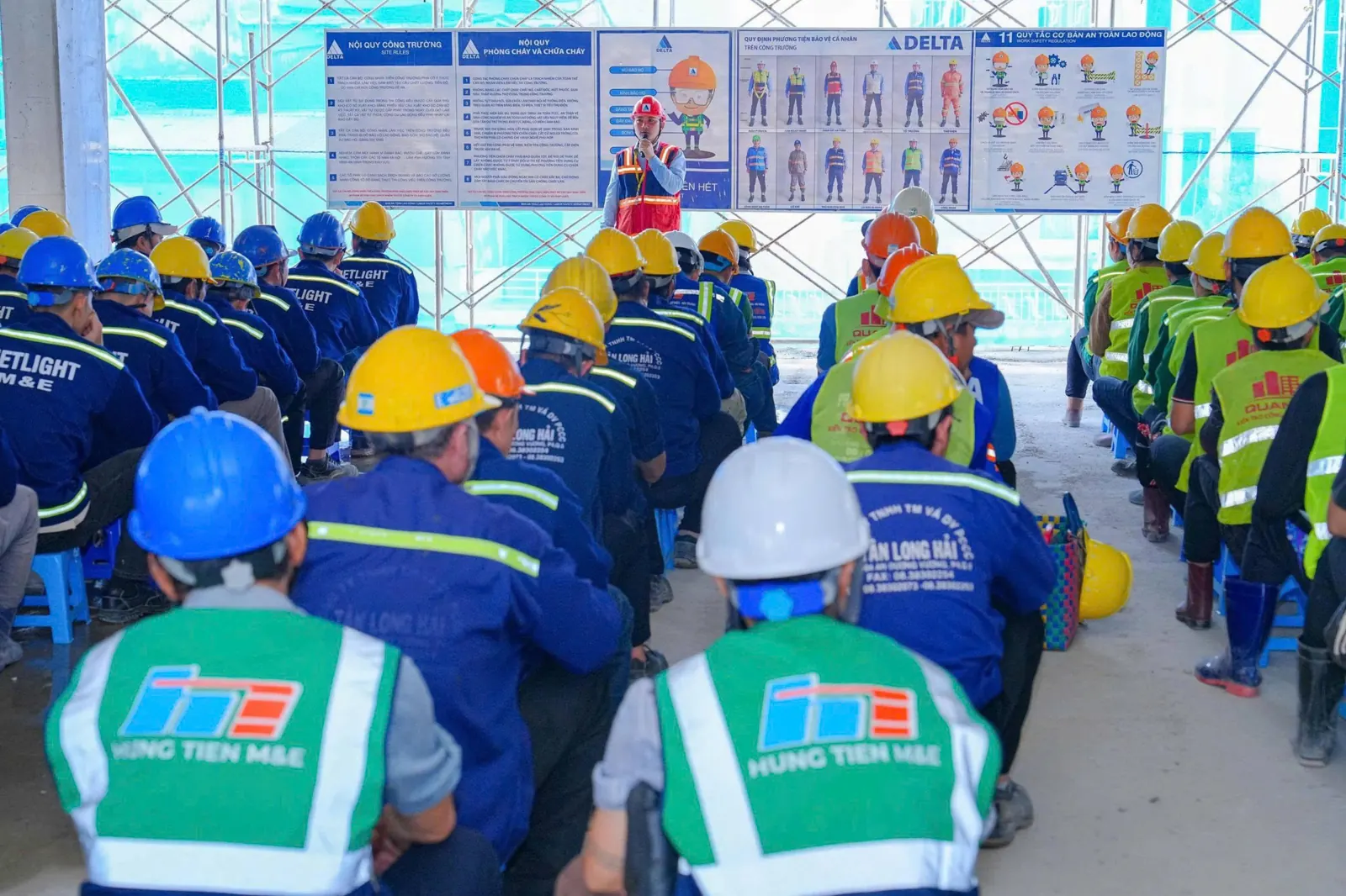 Buổi huấn luyện an toàn lao động của các nhà thầu tại công trường Legacy 66, tháng 09/2026